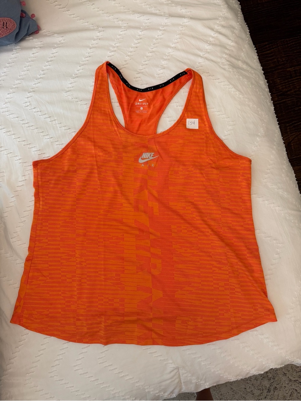 Nike Women’s Orange Racerback Dri-FIT Tank